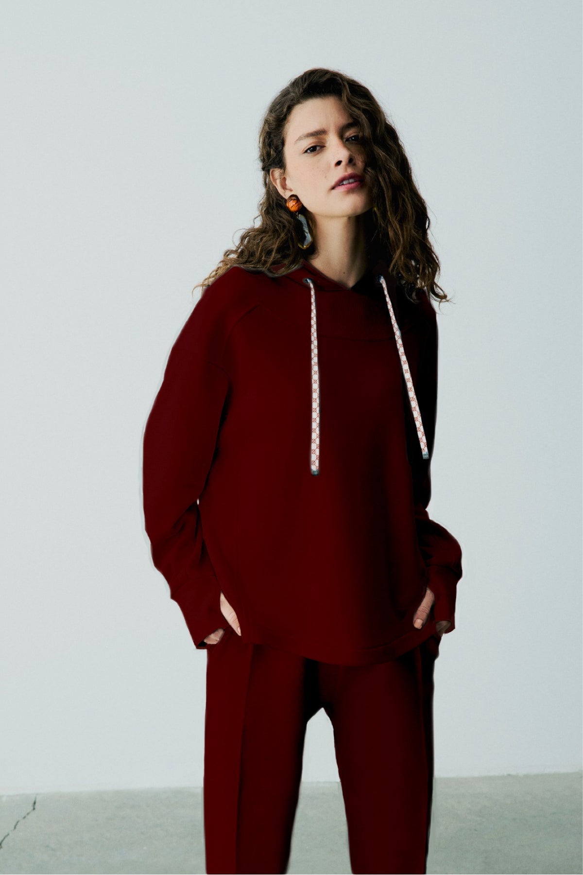 Lysia Sweatpants Claret Rot